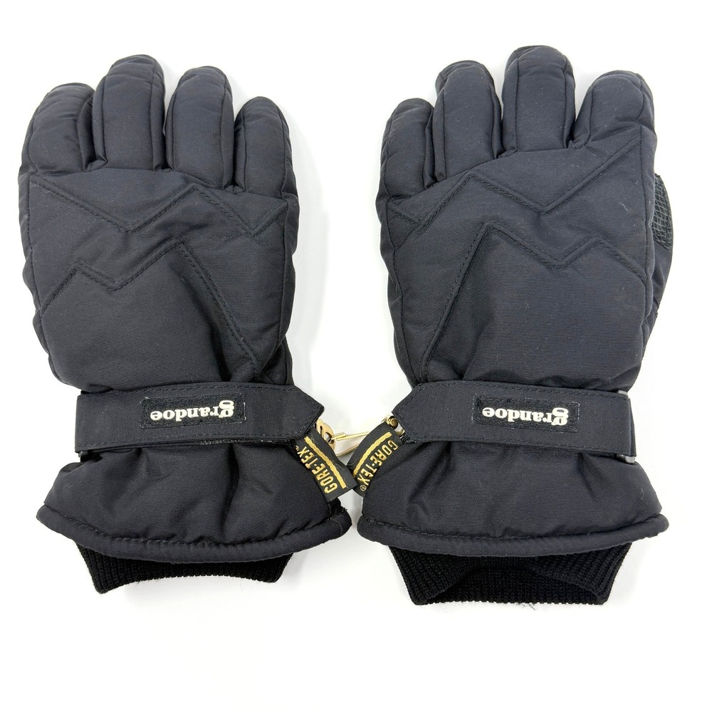 Grandoe‎ GORE-TEX Ski Gloves Winter Sports Grip Black Mens Size M
